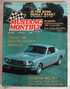 MUSTANG MONTHLY 1982 JUNE - K-CODE vs 5.0L vs GT350